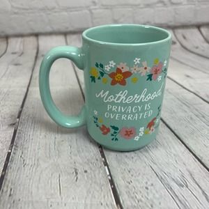 Zak! Designs Floral Motherhood Pricacy is Overrated Mug Coffee Tea NWT